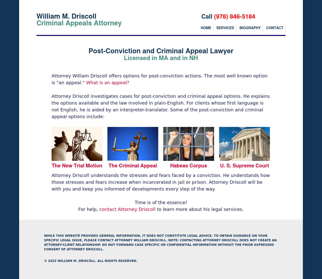 Law Office of William M. Driscoll - Chelmsford MA Lawyers