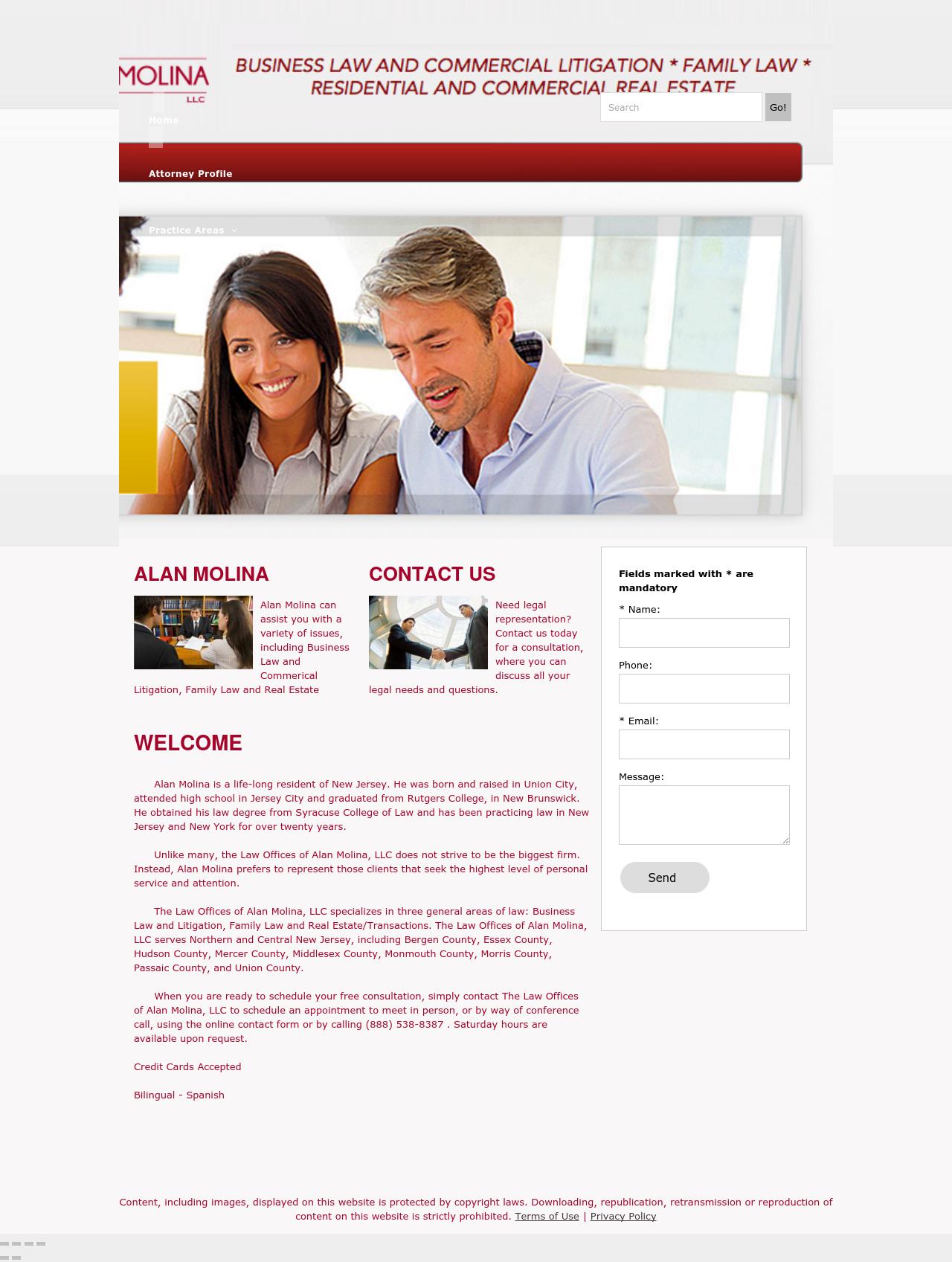 Law Offices Alan Molina - Union City NJ Lawyers
