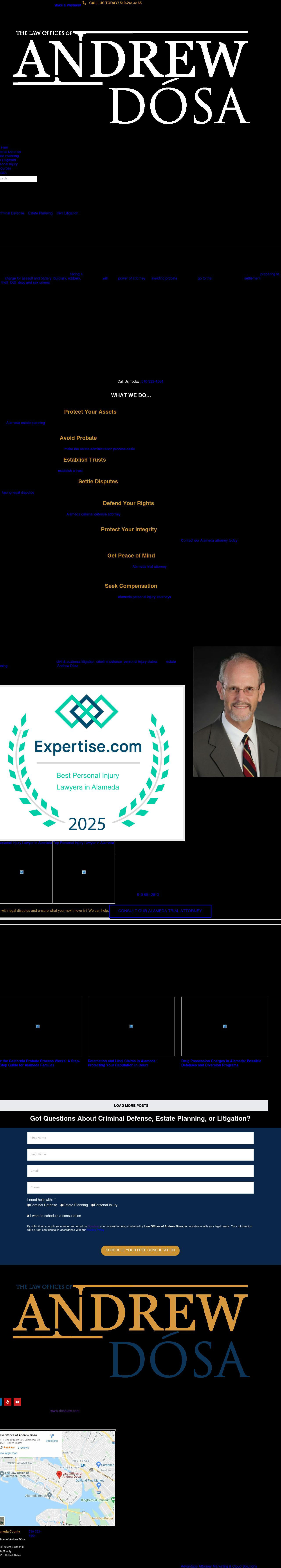 Law Offices of Andrew Dosa - Alameda CA Lawyers