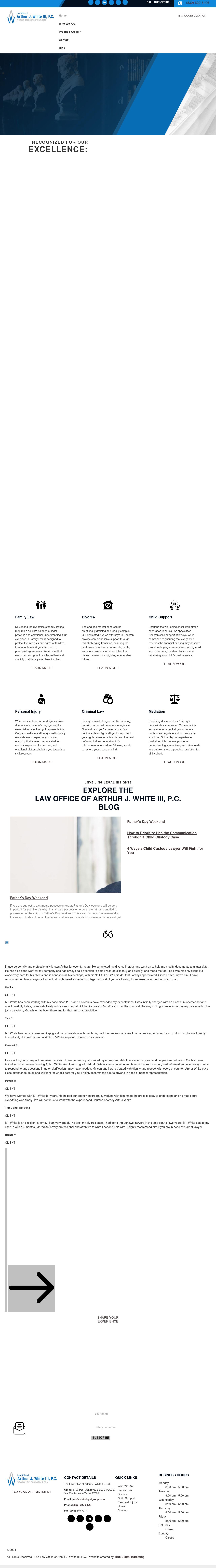 Law Offices of Arthur J. White III - Houston TX Lawyers