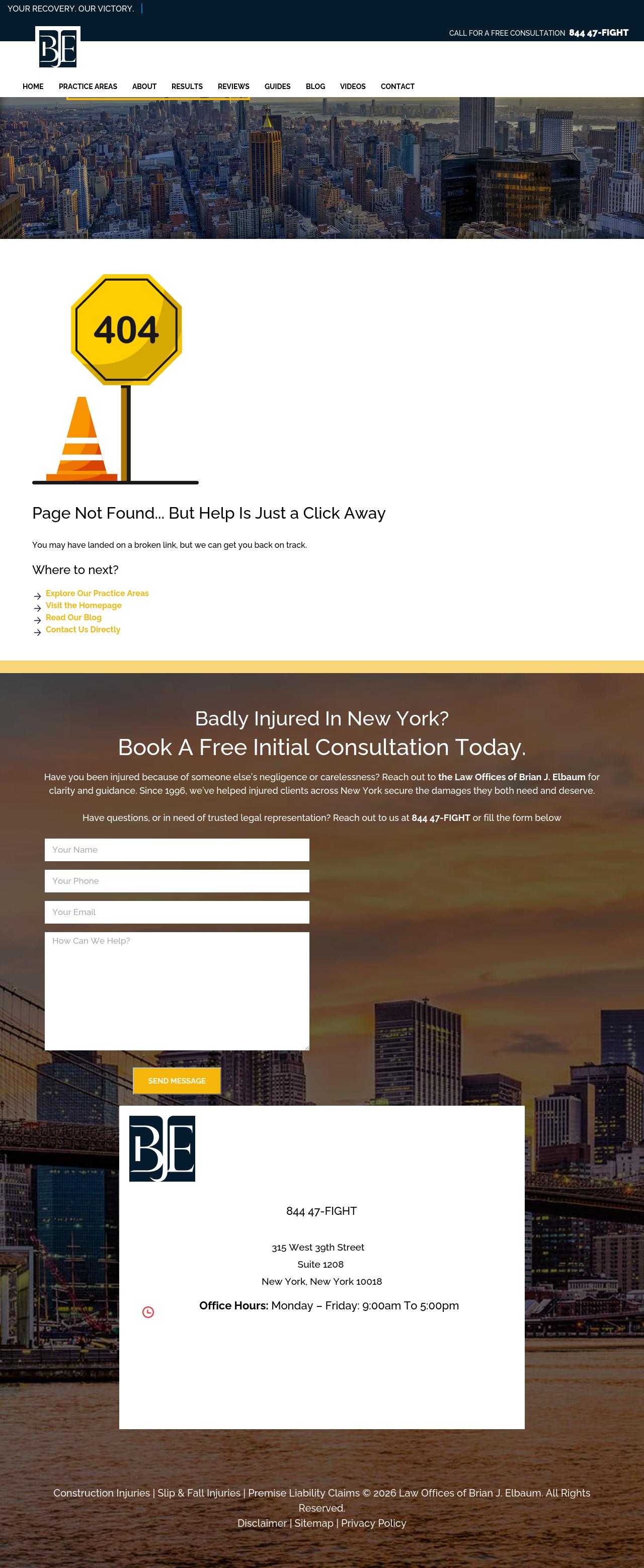 Law Offices of Brian J. Elbaum - New York NY Lawyers