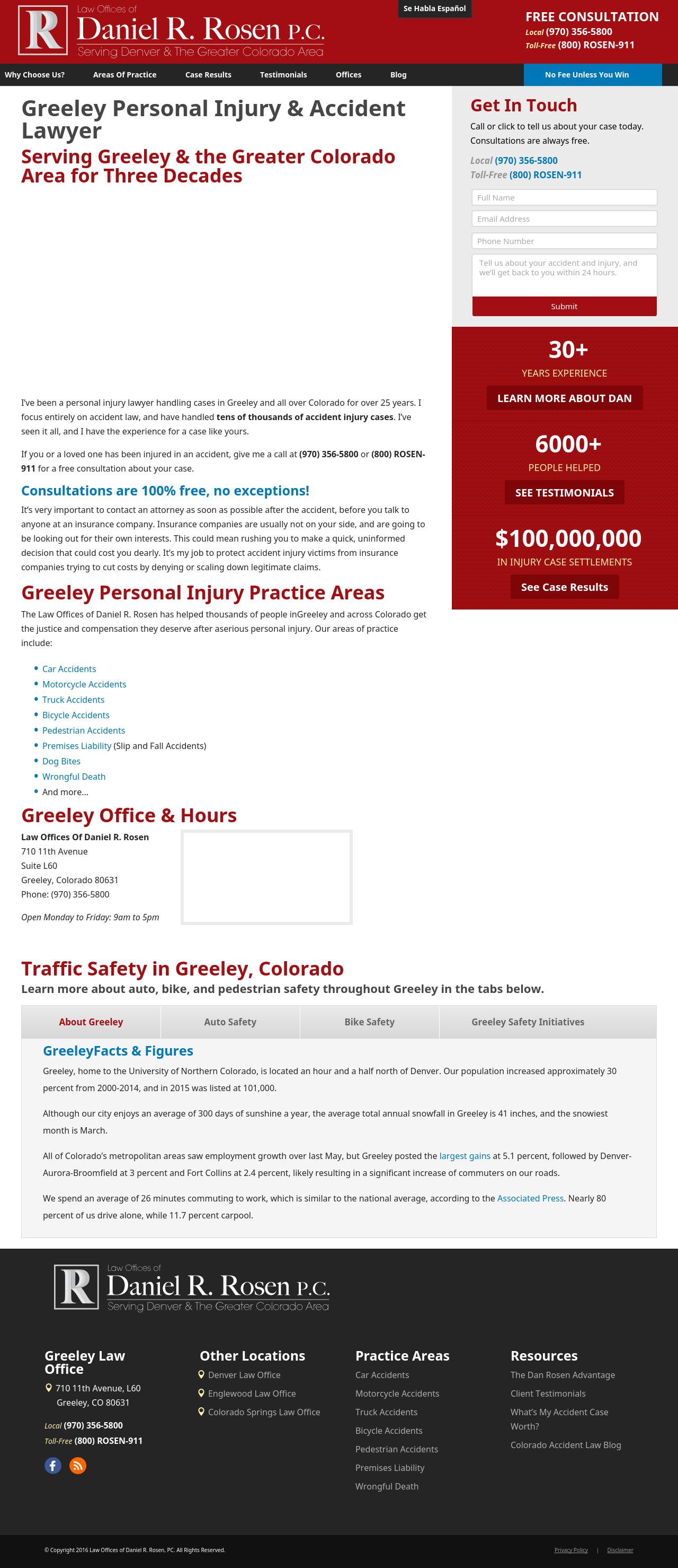 Law Offices of Daniel R. Rosen - Greeley CO Lawyers