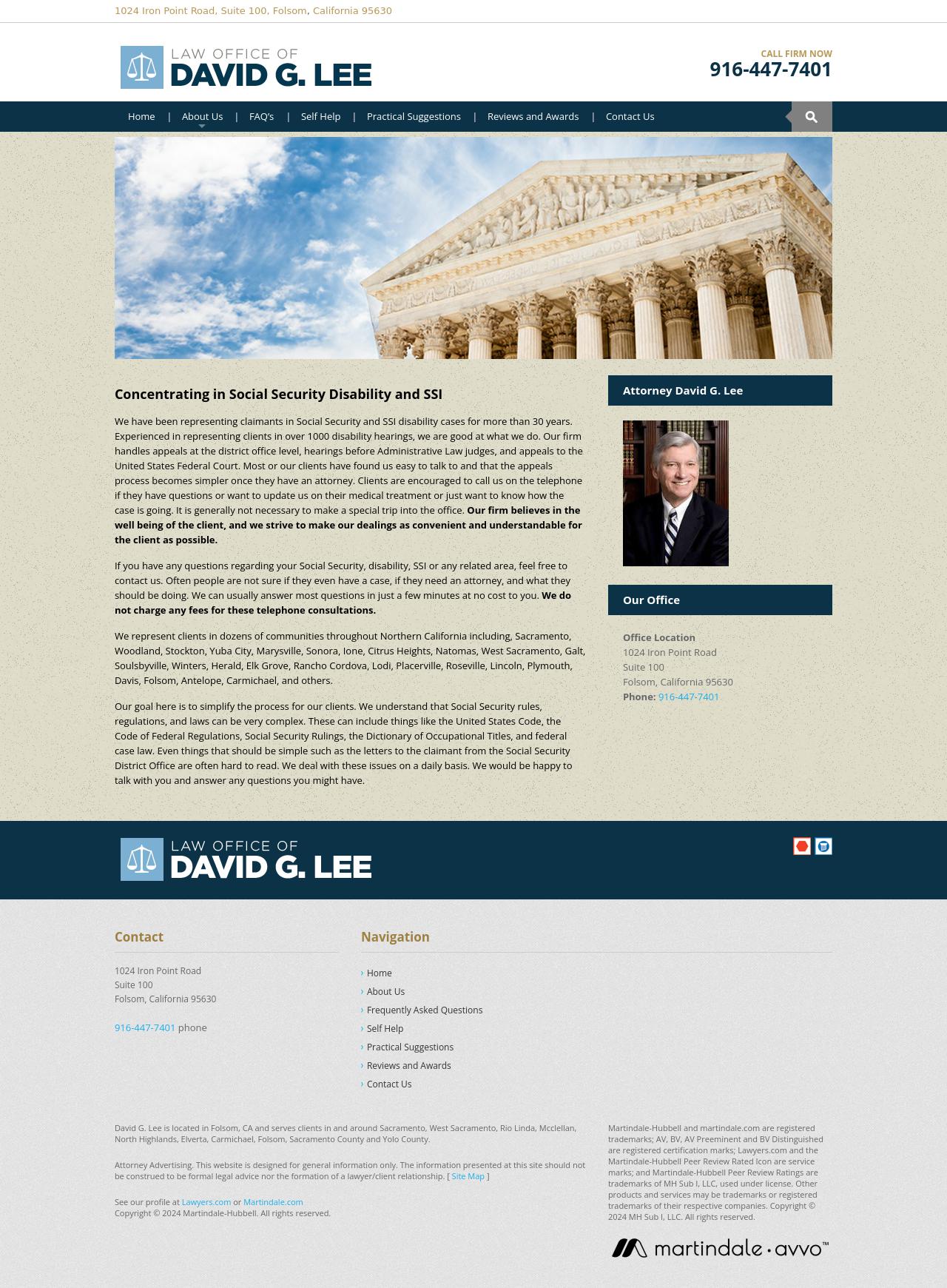 Law Offices Of David G Lee - Sacramento CA Lawyers