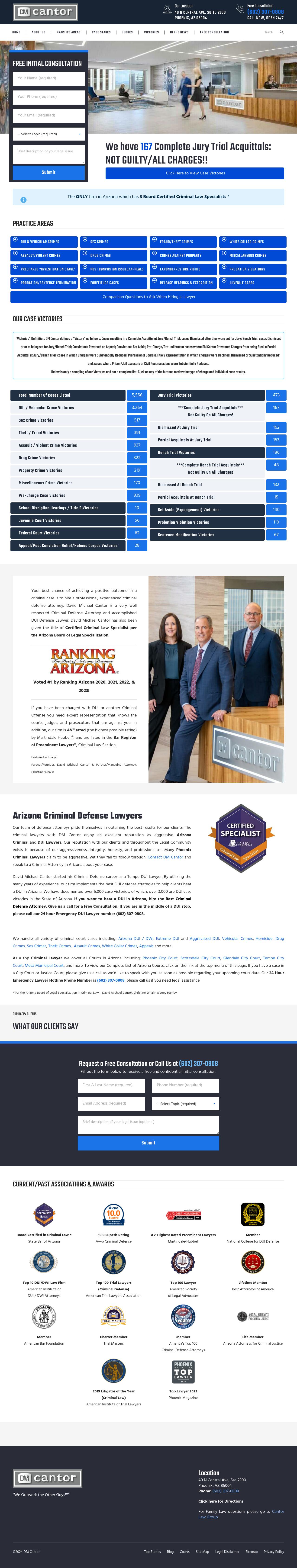 Law Offices of David Michael Cantor - Phoenix AZ Lawyers