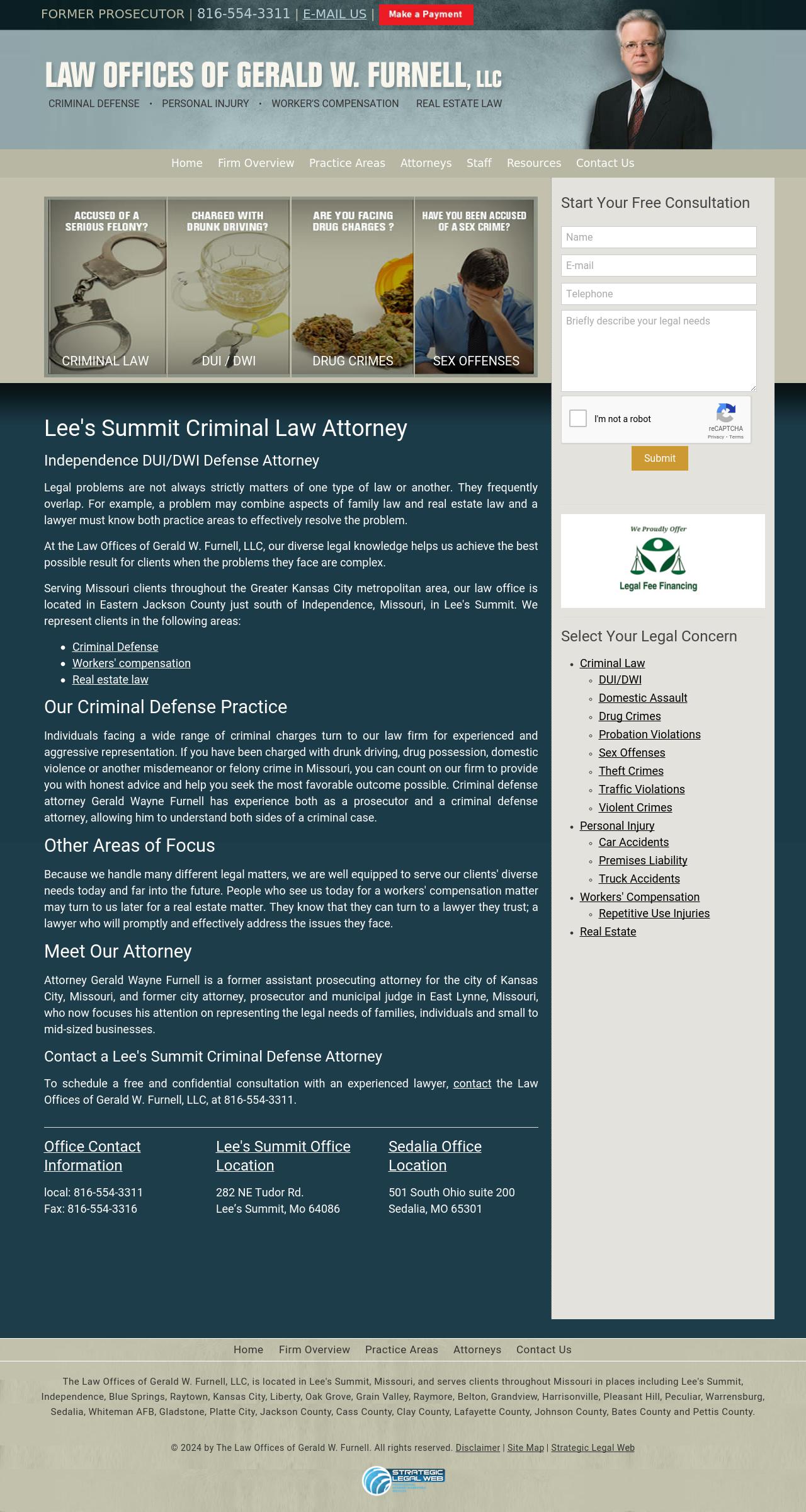 Law Offices of Gerald W. Furnell, LLC - Sedalia MO Lawyers