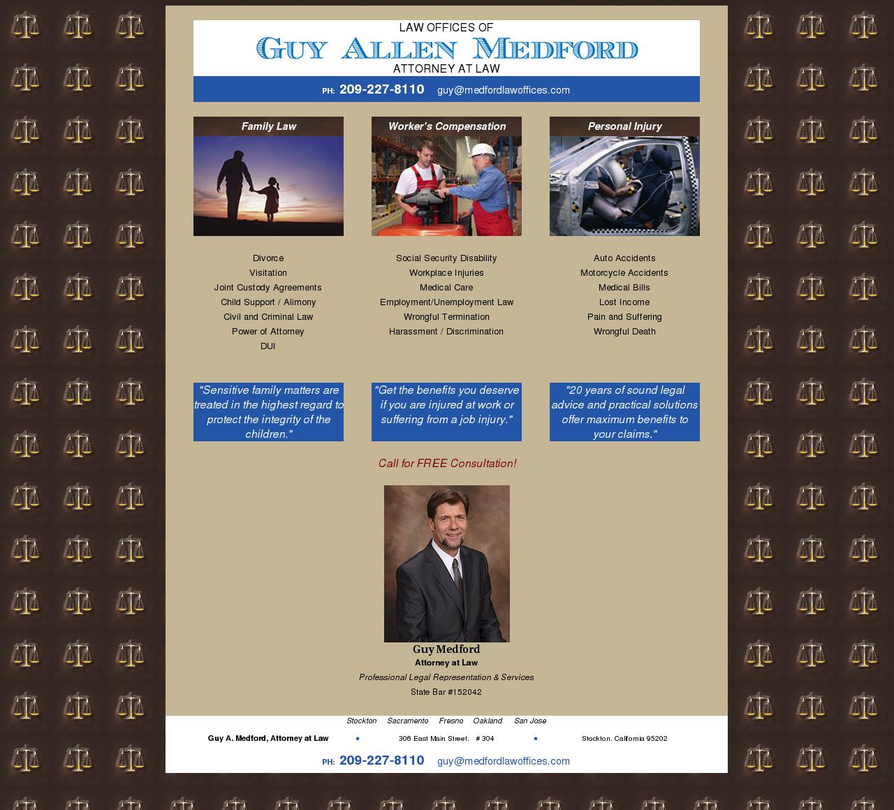 Law Offices of Guy Allen Medford - Stockton CA Lawyers