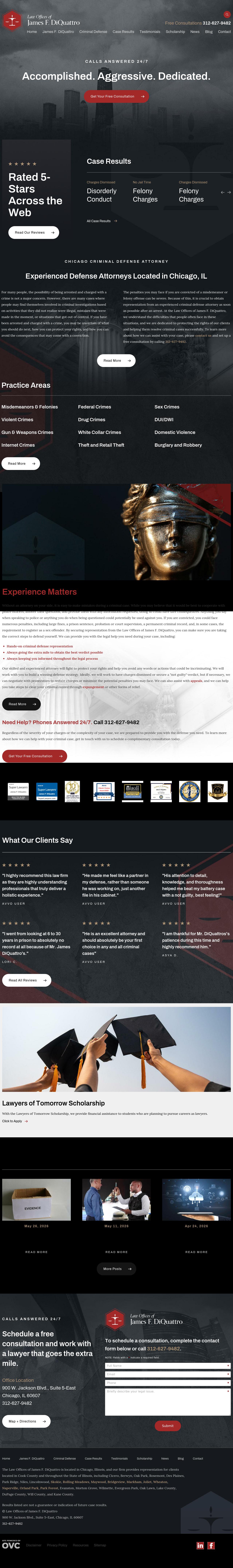 Law Offices of James F. DiQuattro - Chicago IL Lawyers