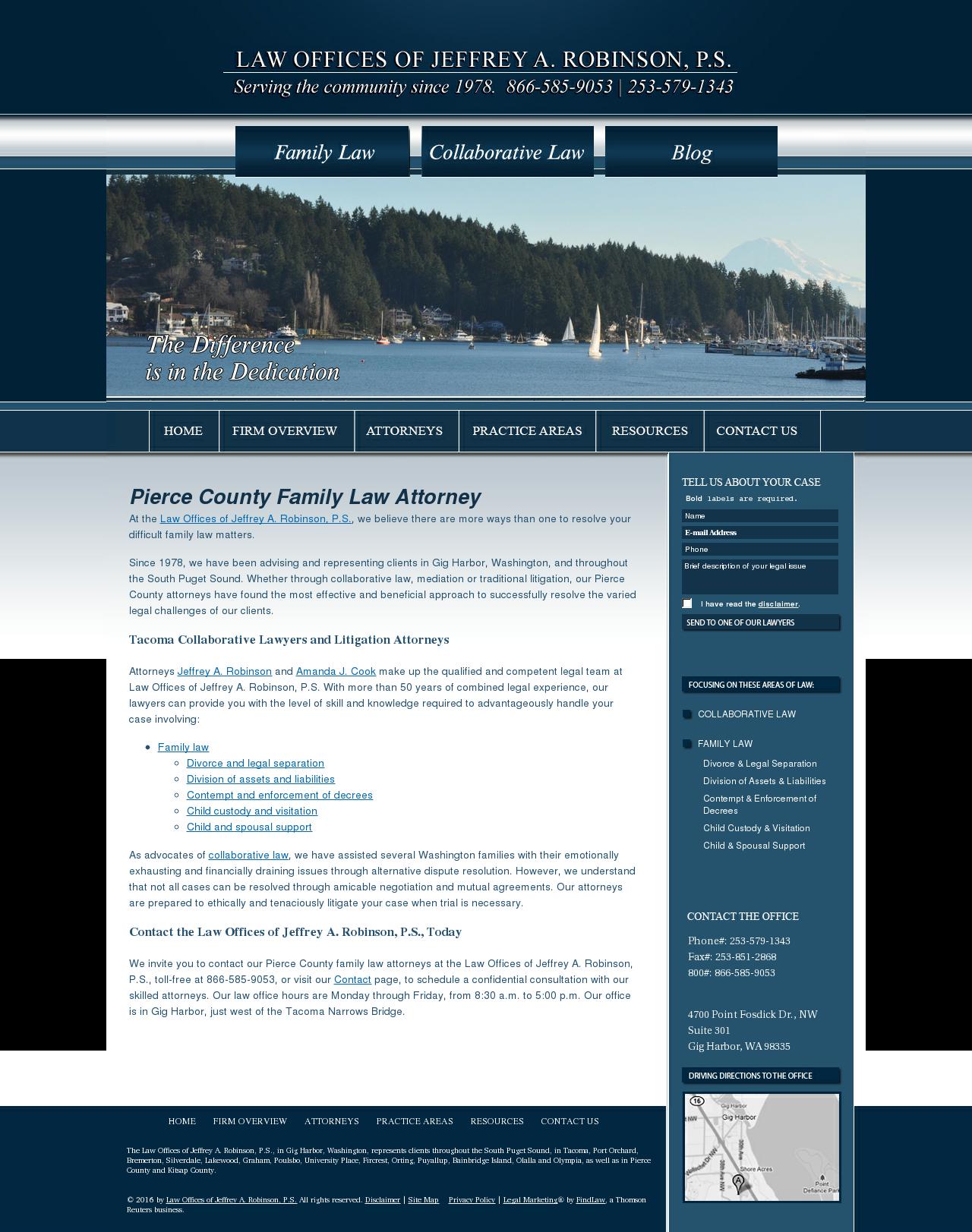 Law Offices of Jeffrey A. Robinson, P.S. - Gig Harbor WA Lawyers