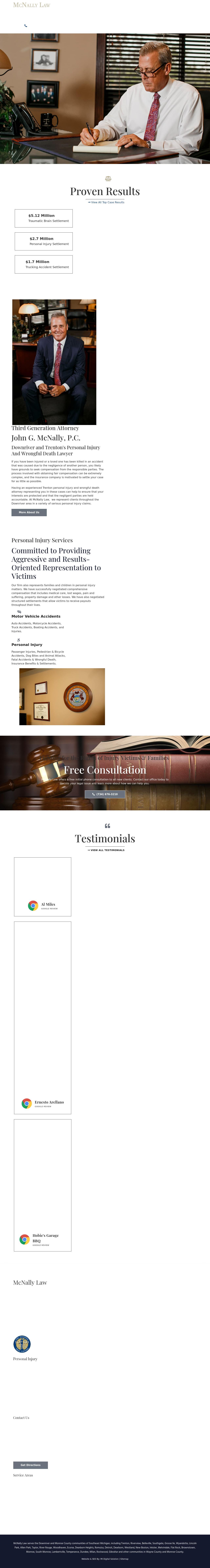 Law Offices of John G. McNally, P.C. - Trenton MI Lawyers