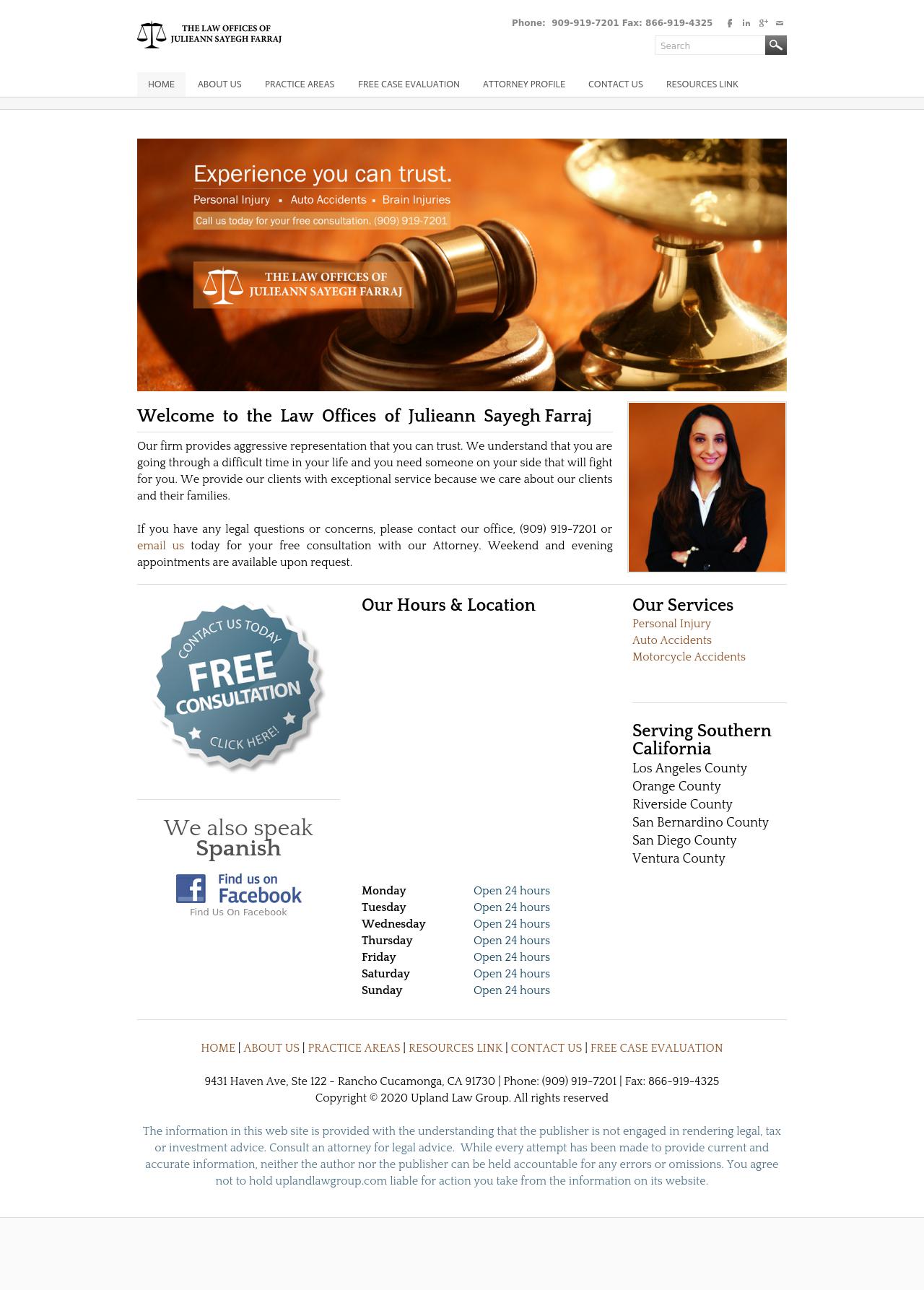 Law offices of Julieann Sayegh Farraj - Upland CA Lawyers