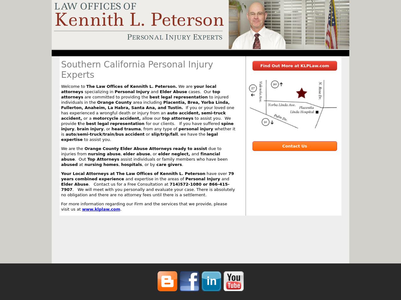 Law Offices of Kennith L. Peterson - Placentia CA Lawyers