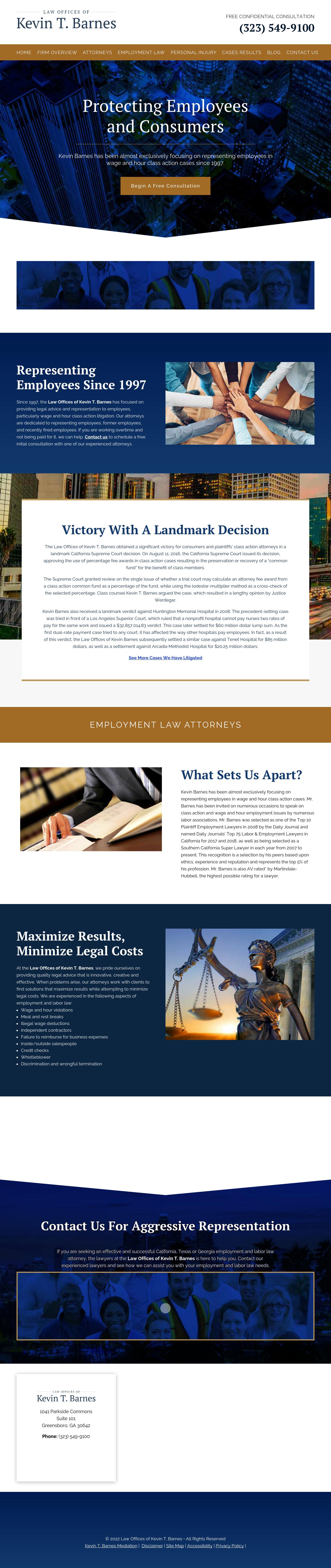 Law Offices of Kevin T. Barnes - Los Angeles CA Lawyers