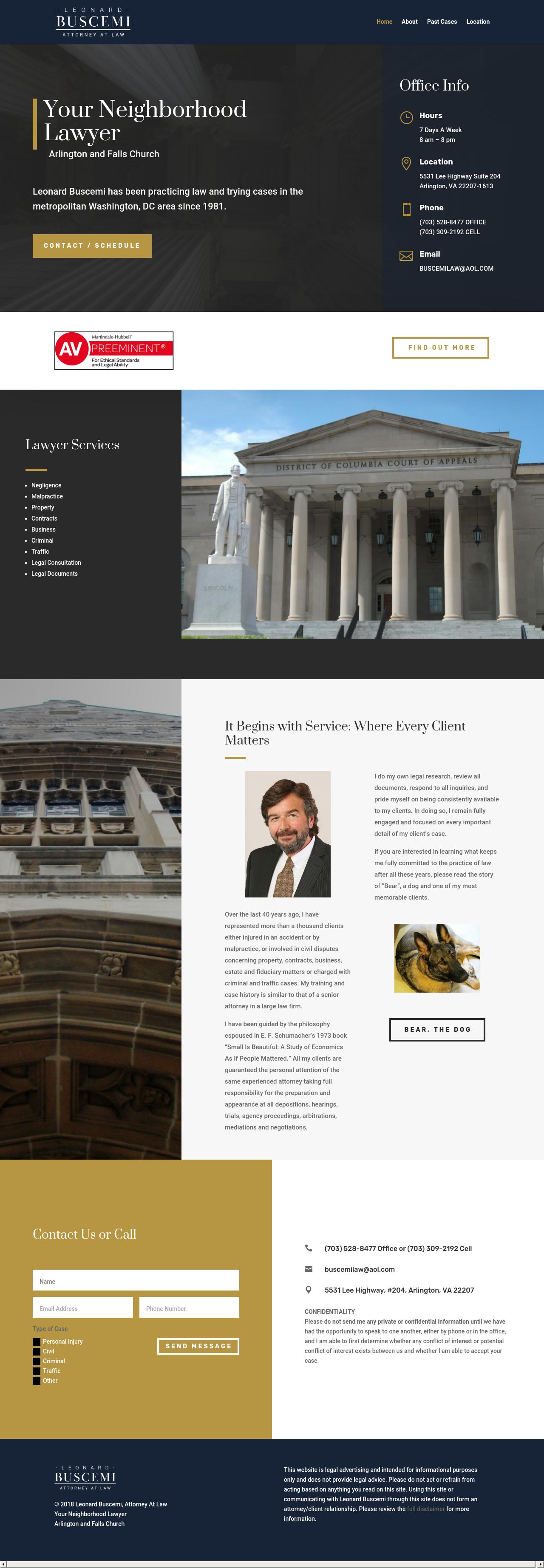 Law Offices of Leonard P. Buscemi - Arlington VA Lawyers