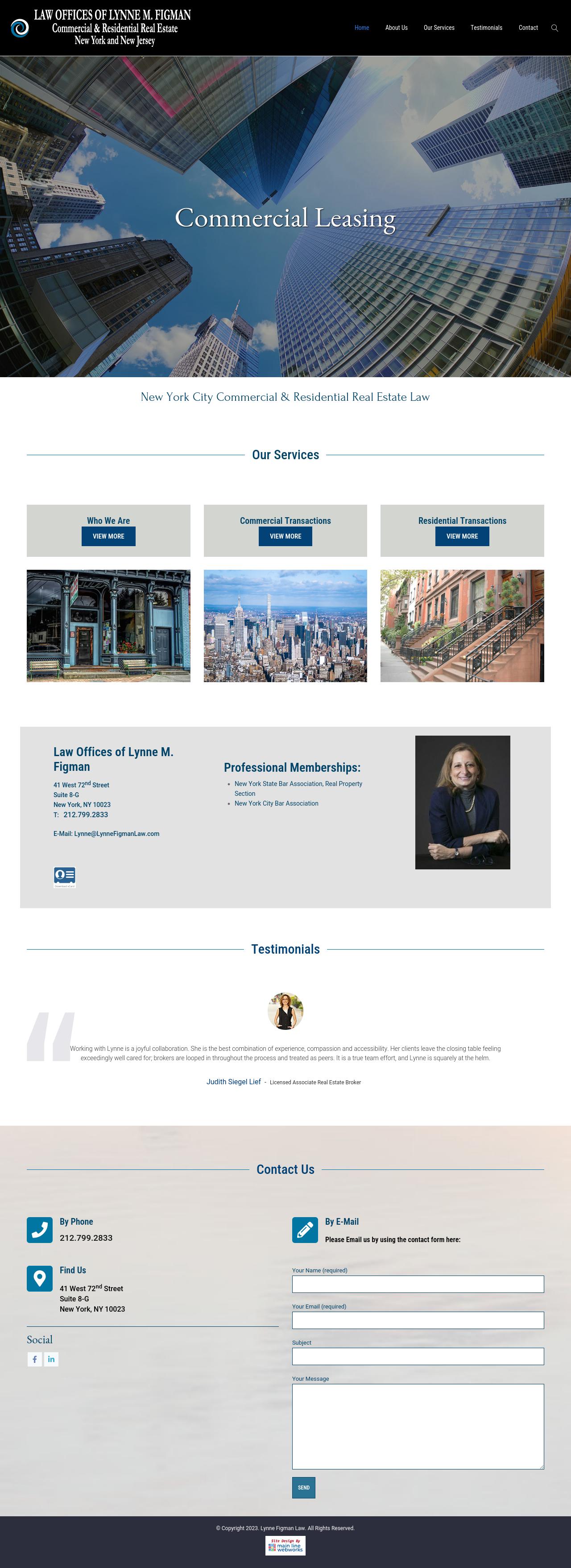 Law Offices of Lynne M. Figman - New York NY Lawyers