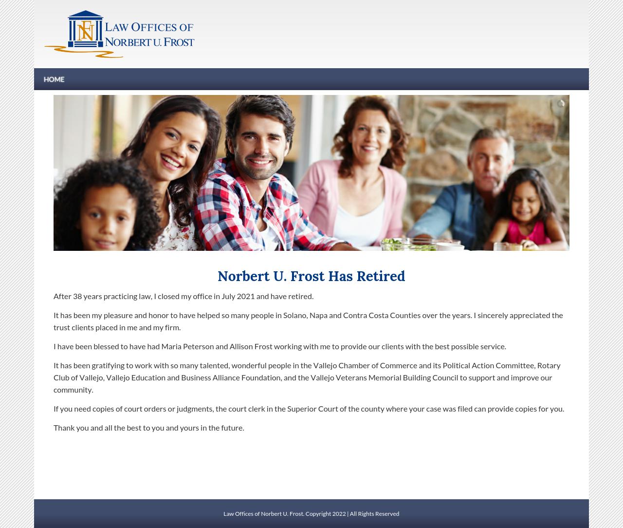 Law Offices Of Norbert U Frost - Vallejo CA Lawyers