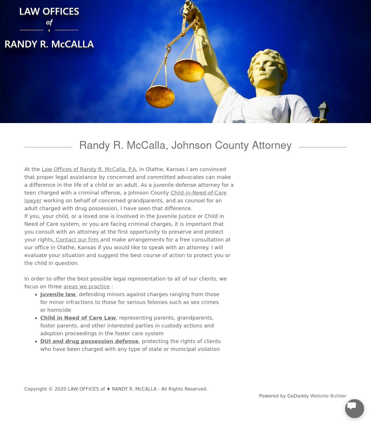 Law Offices of Randy R. McCalla, P.A. - Olathe KS Lawyers