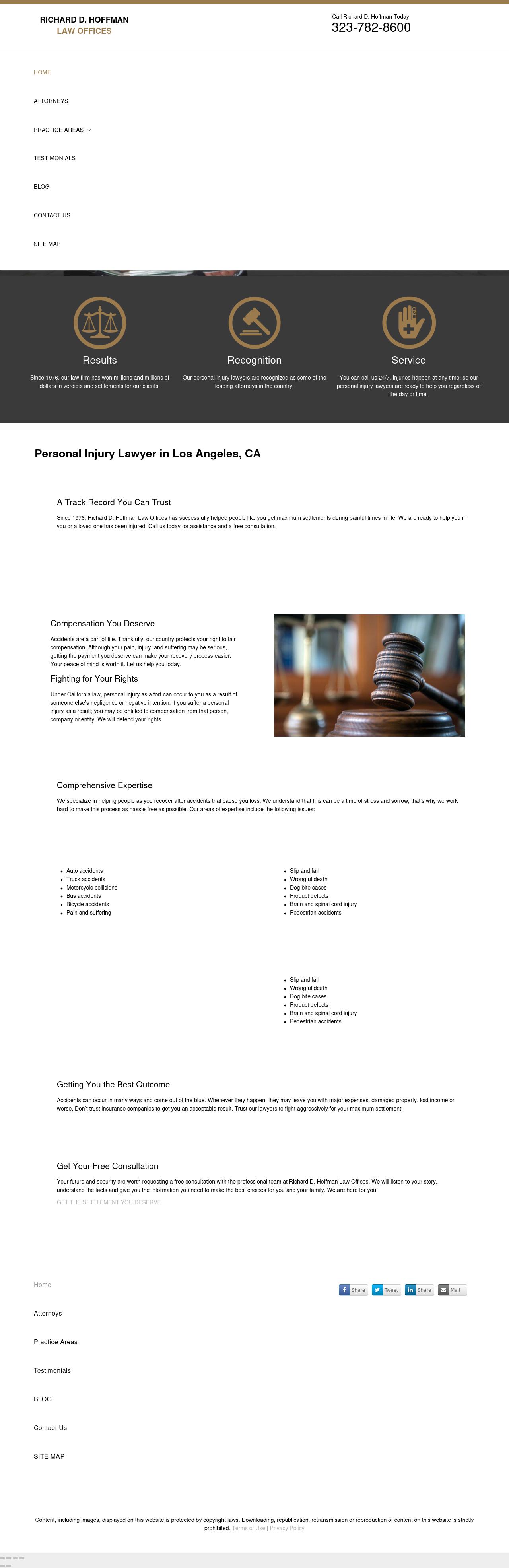 Law Offices of Richard D. Hoffman - Beverly Hills CA Lawyers