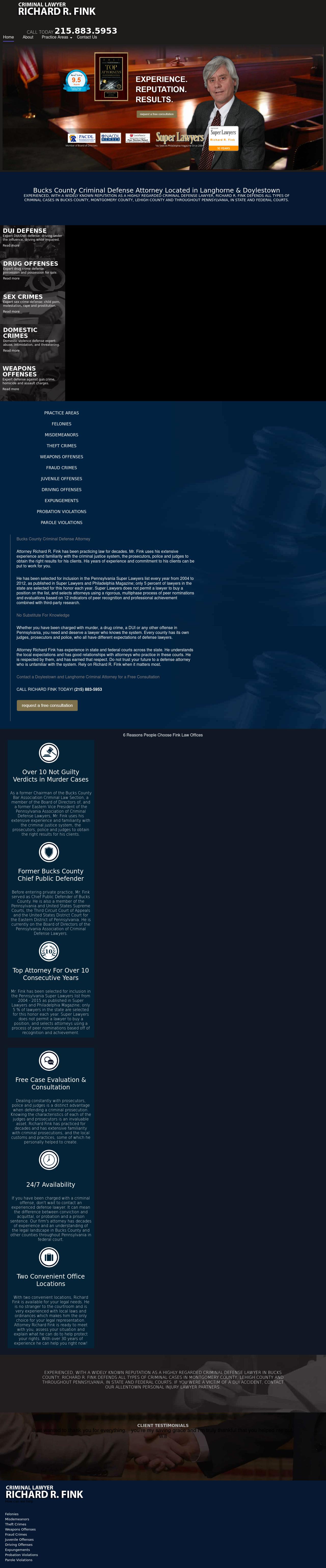 Law Offices of Richard R. Fink - Doylestown PA Lawyers