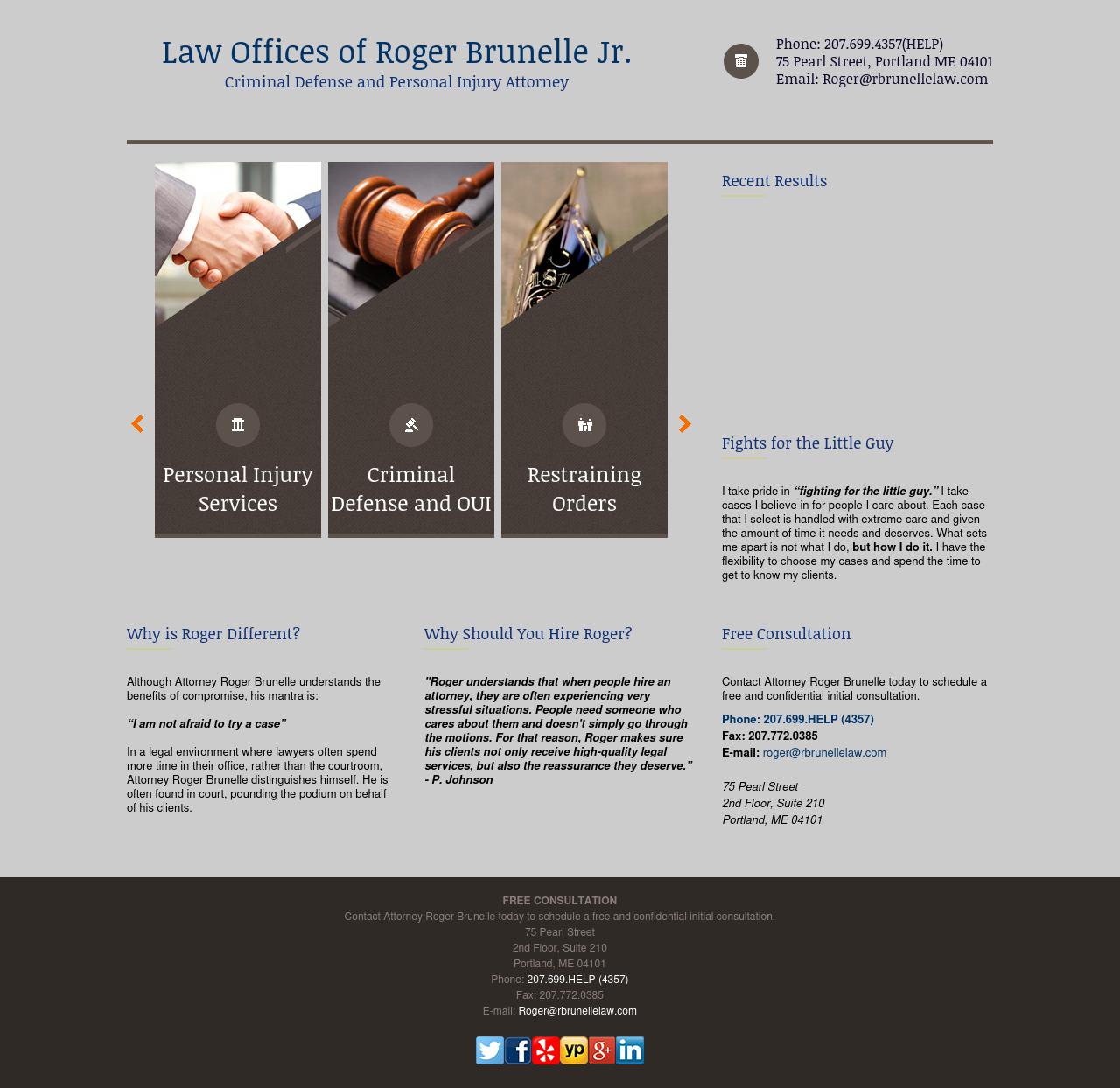 Law Offices of Roger F. Brunelle, Jr. - Portland ME Lawyers