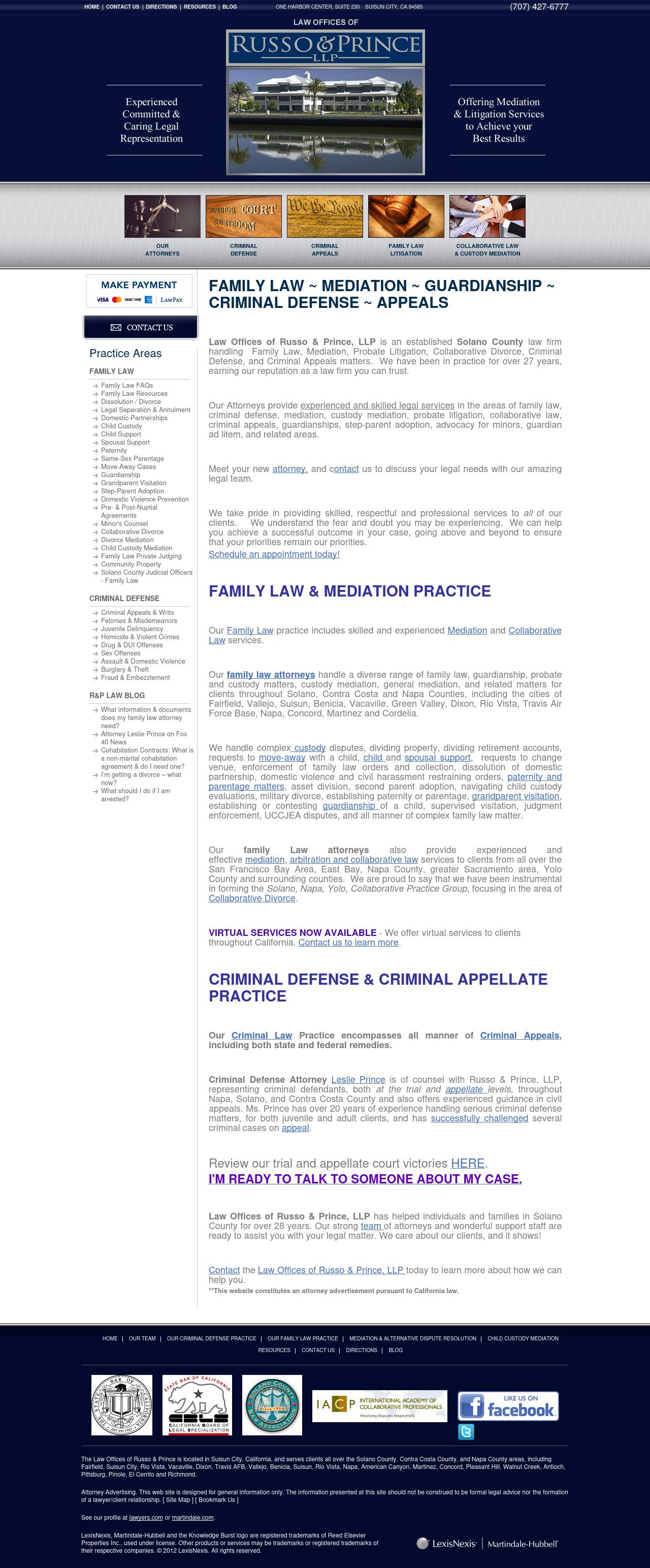 Law Offices of Russo & Prince LLP - Suisun City CA Lawyers