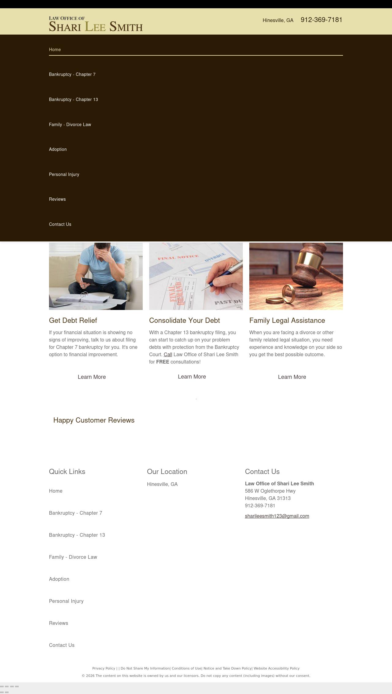 Law Offices of Shari Lee Smith - Hinesville GA Lawyers