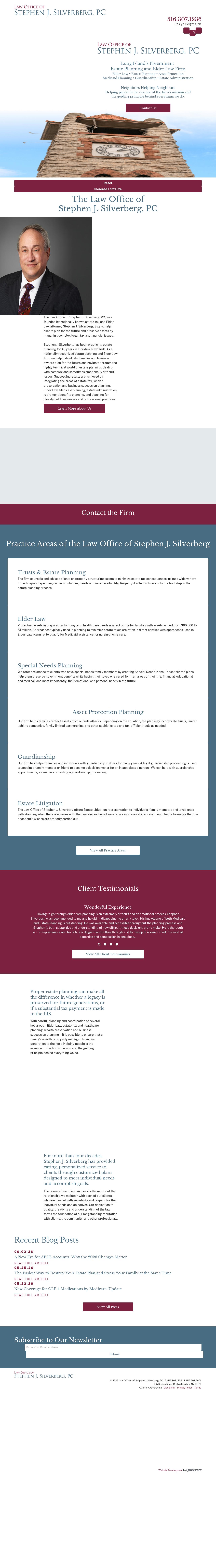 Law Offices of Stephen J. Silverberg, PC - Roslyn Heights NY Lawyers