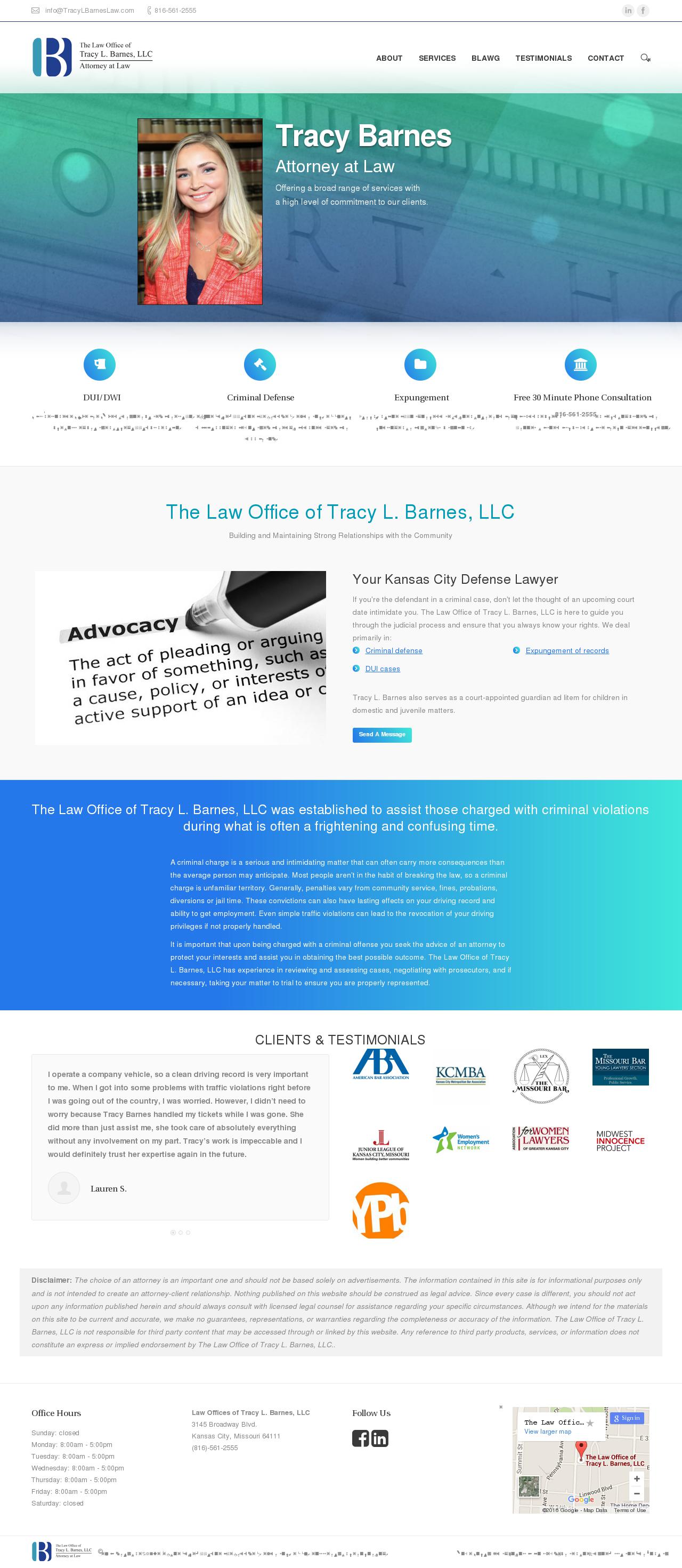 Law Offices of Tracy L. Barnes, LLC - Kansas City MO Lawyers
