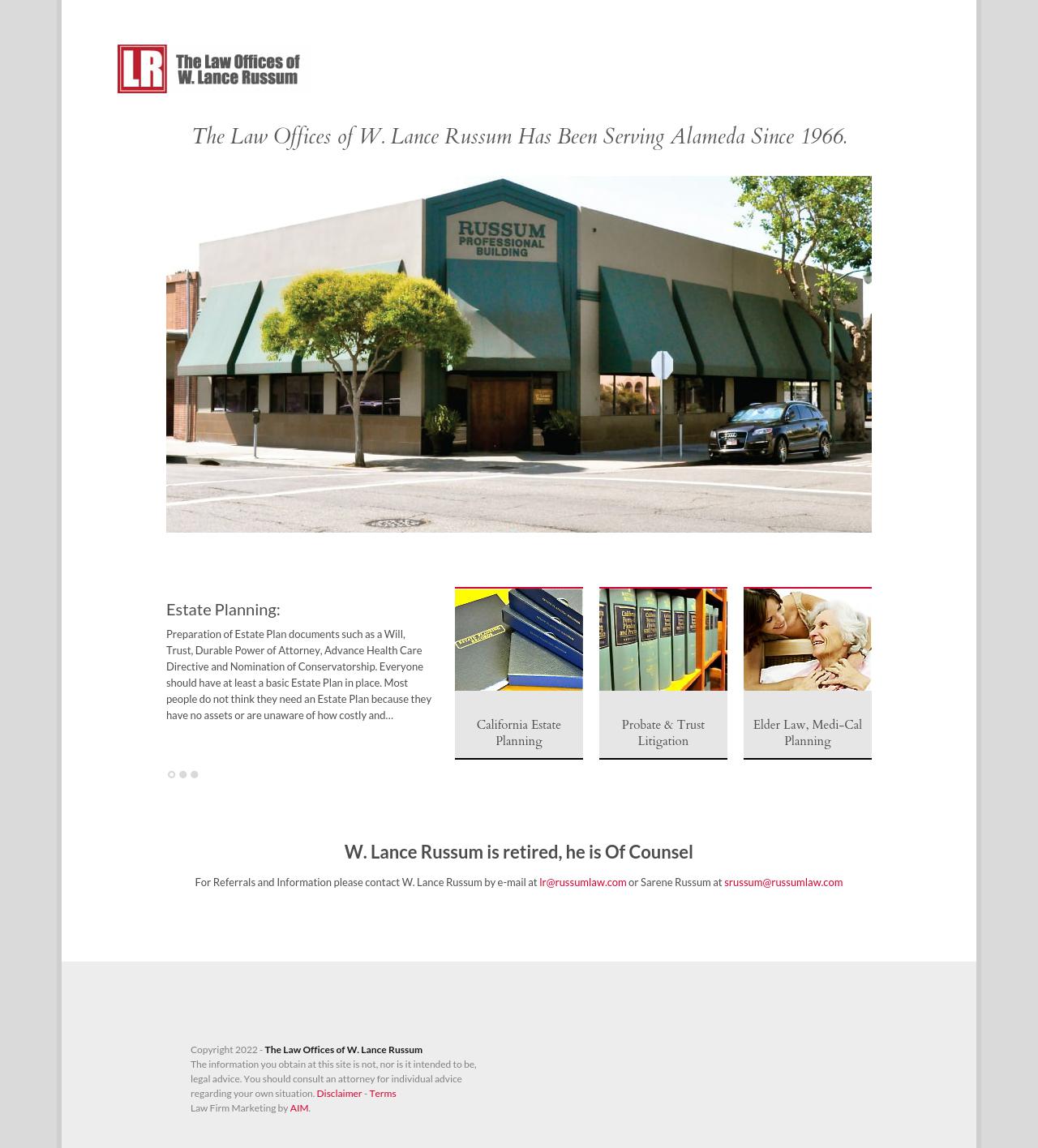 Law Offices of W. Lance Russum, APC - Alameda CA Lawyers