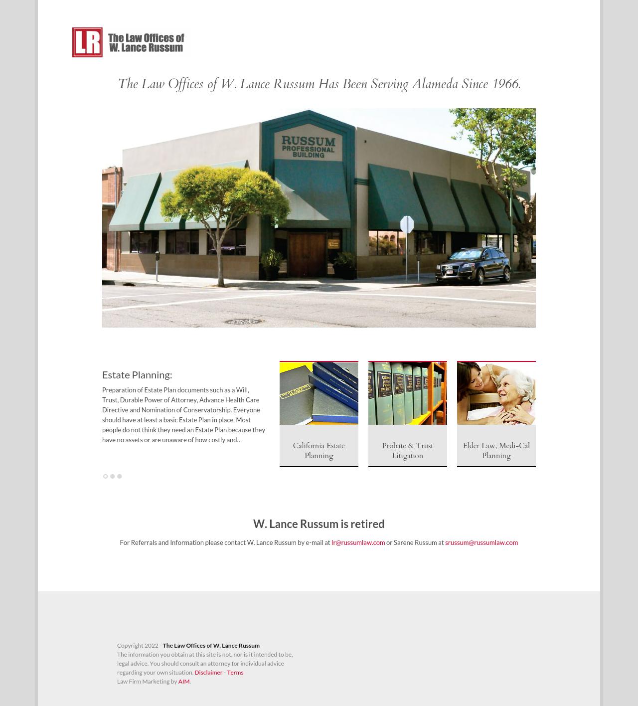 Law Offices of W. Lance Russum, APC - Alameda CA Lawyers