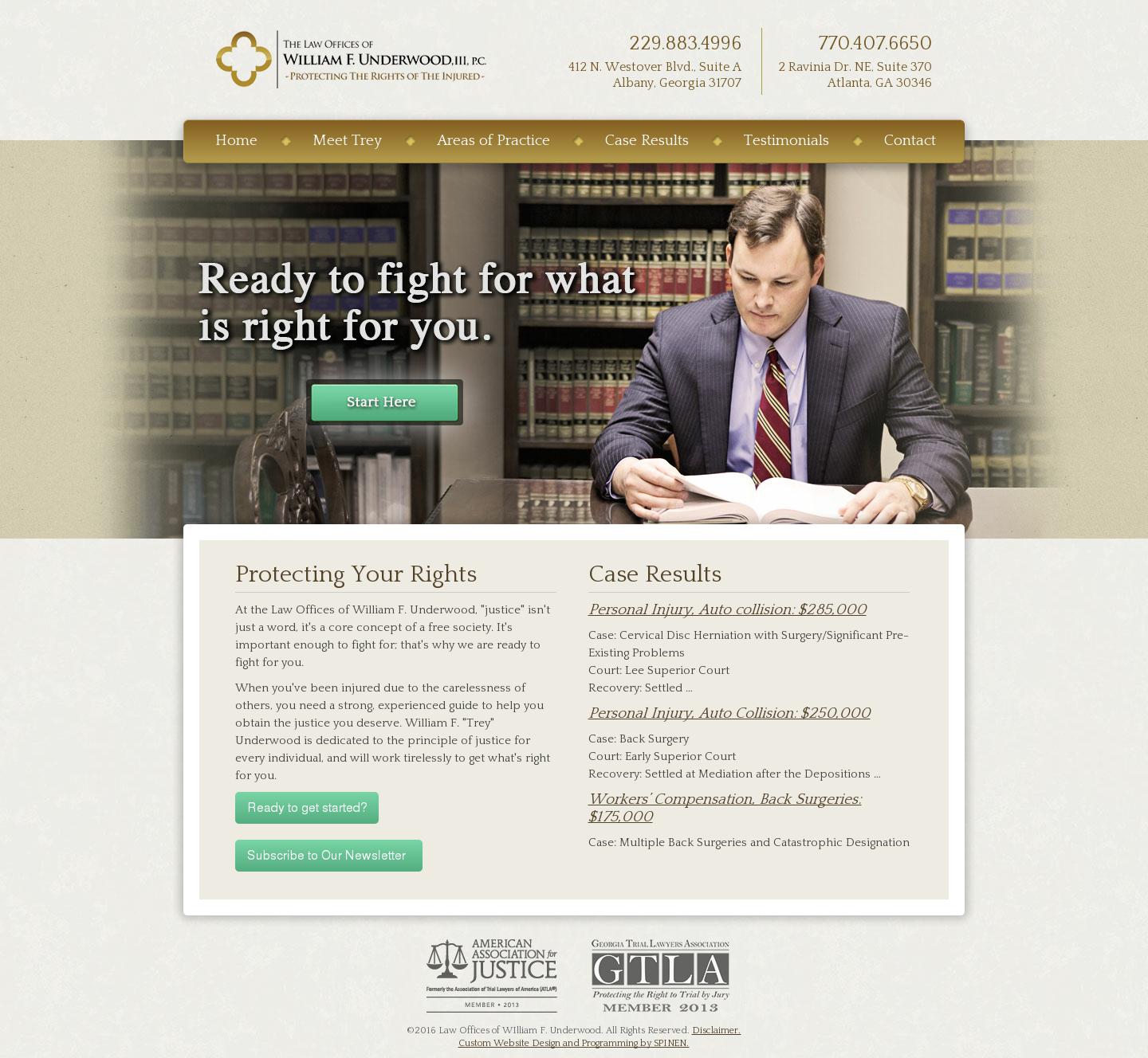 Law Offices of William F. Underwood, III, P.C. - Atlanta GA Lawyers