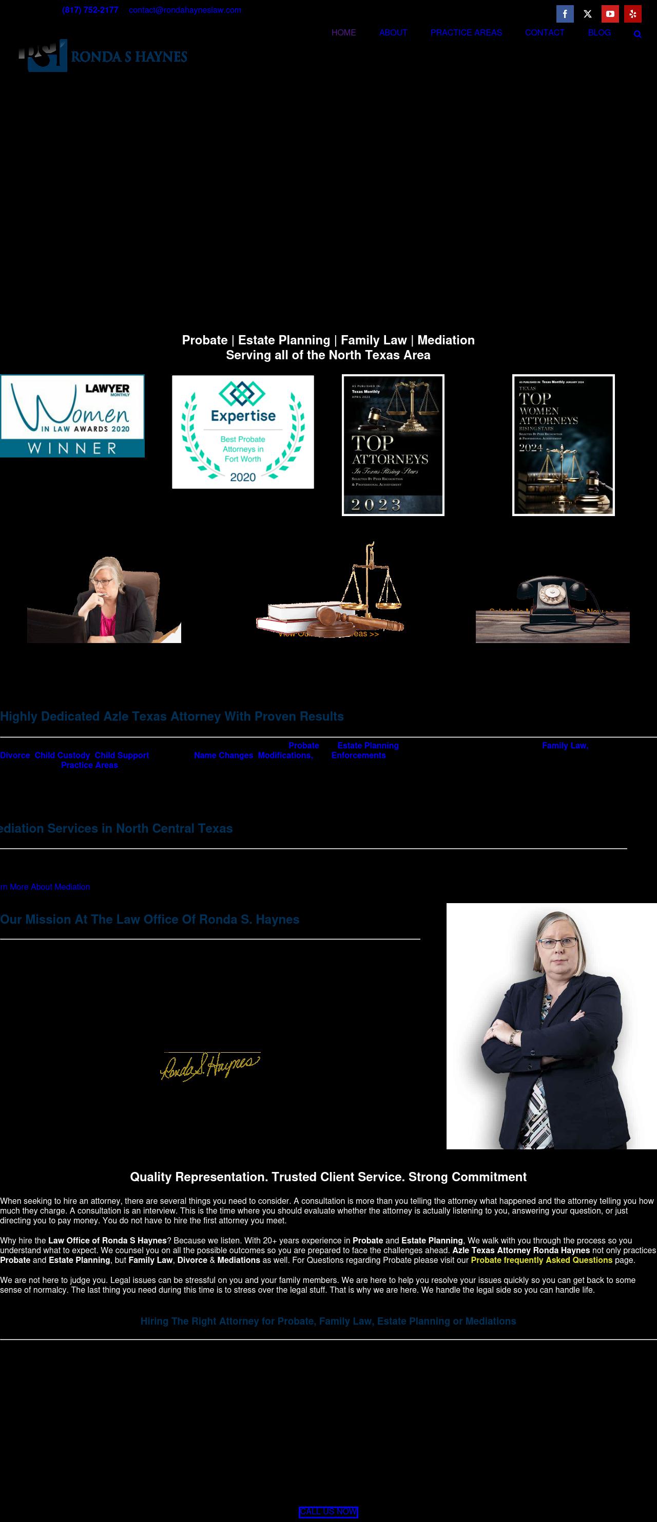Law Office of Ronda S. Haynes, PLLC - Azle TX Lawyers