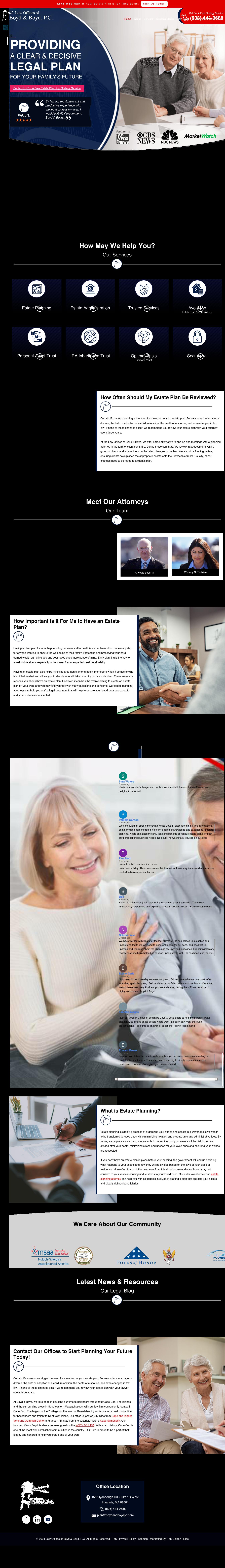 Law Offices of Boyd & Boyd, P.C. - Hyannis MA Lawyers