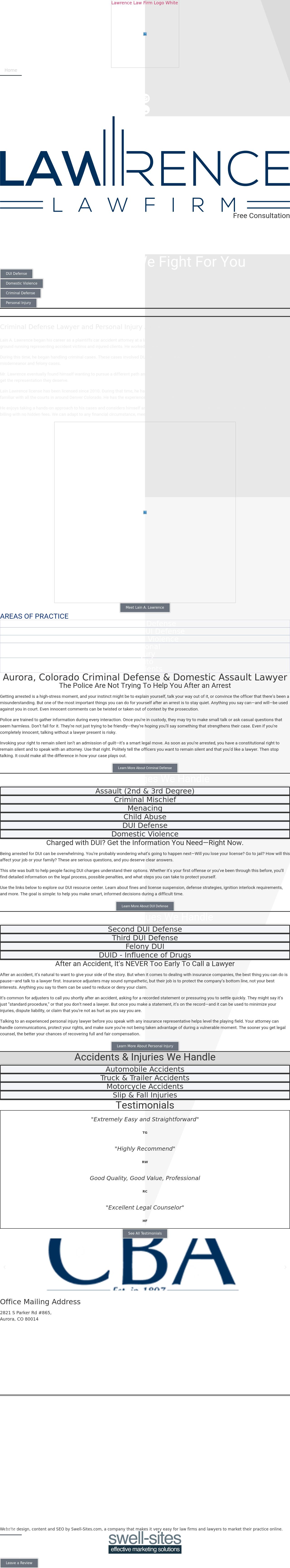 Lawrence Law Firm LLC - Aurora CO Lawyers