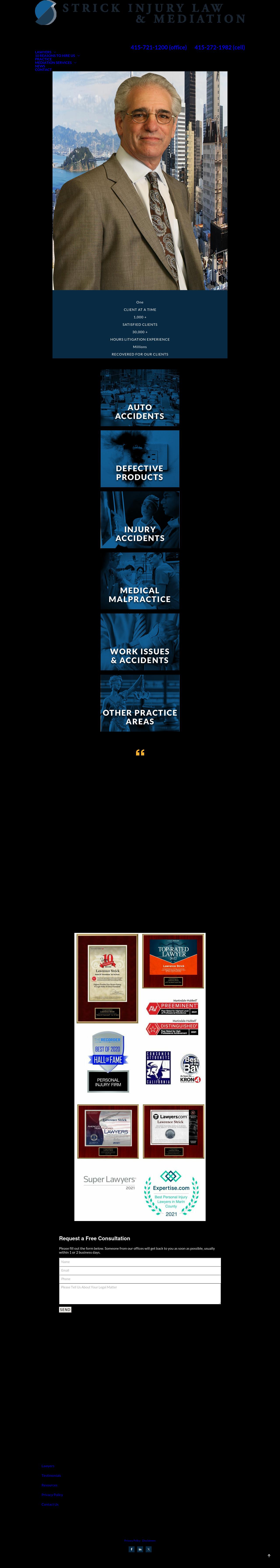 Lawrence Strick - San Rafael CA Lawyers