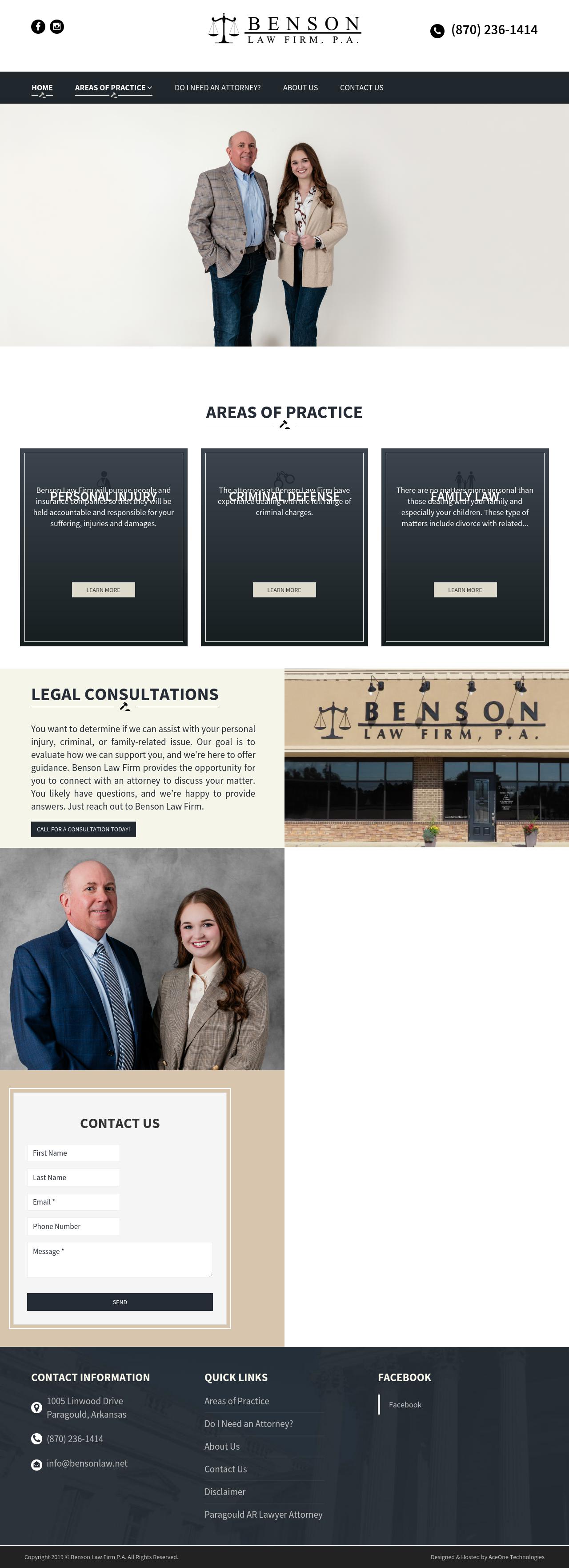 Benson Law Firm - Paragould AR Lawyers