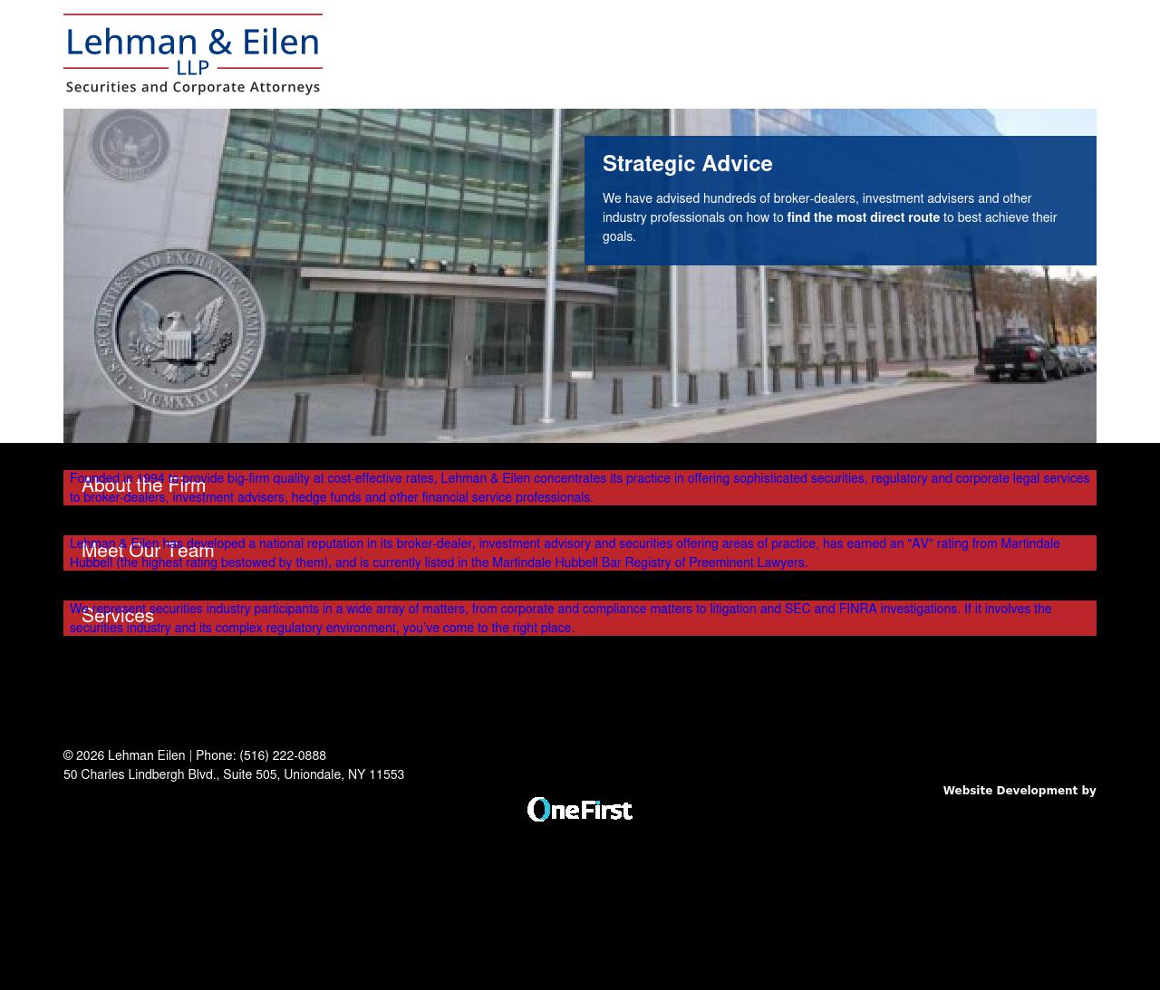 Lehman & Eilen LLP - Uniondale NY Lawyers