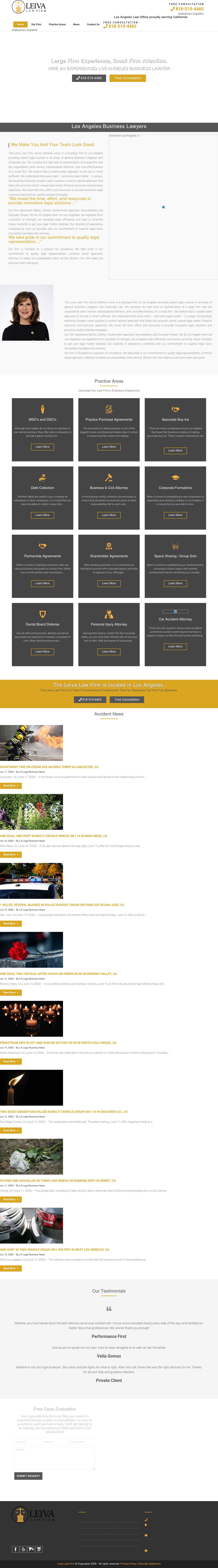 Leiva Law Firm - Canoga Park CA Lawyers