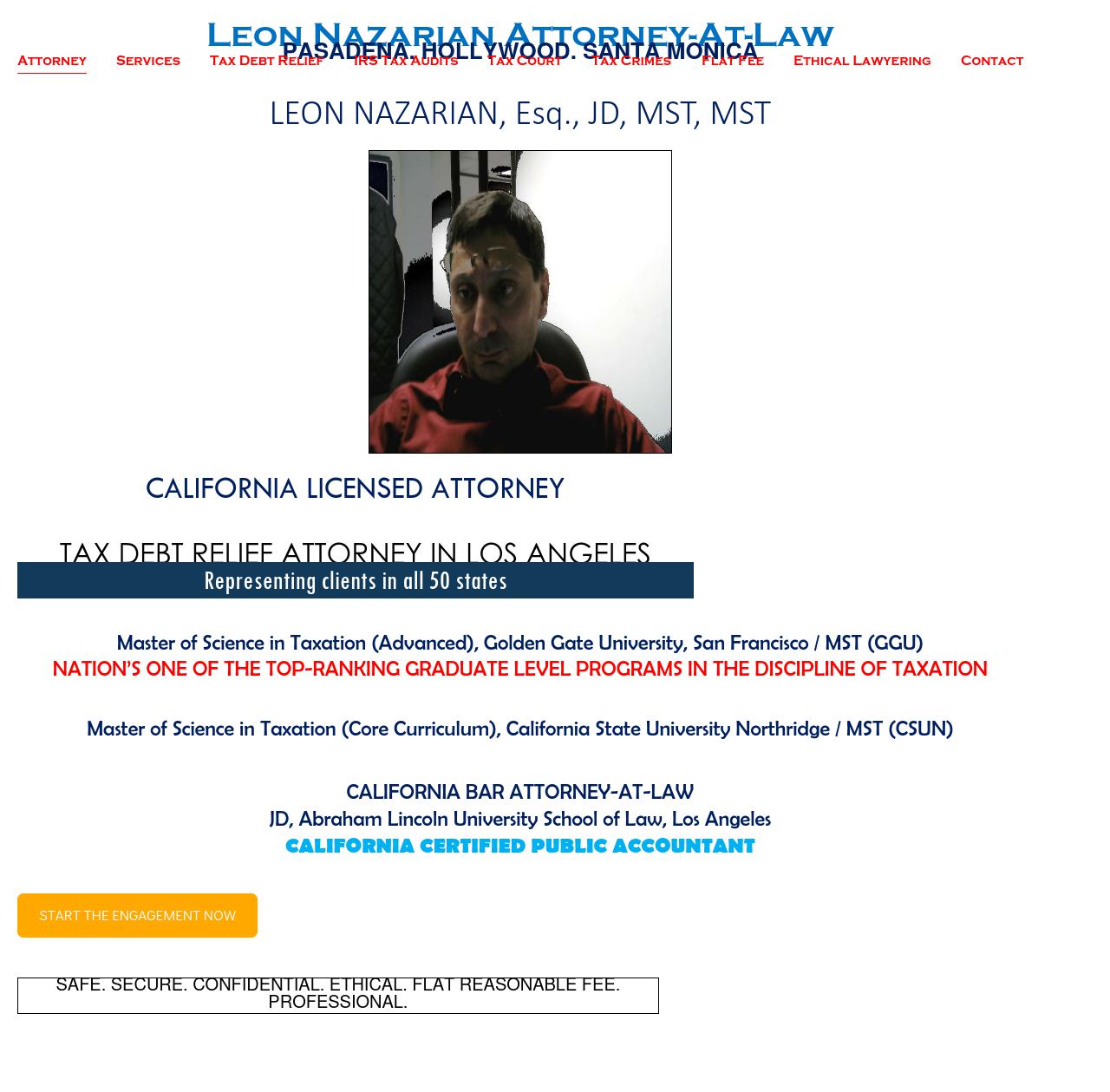 Leon Nazarian, Esq. - Los Angeles CA Lawyers