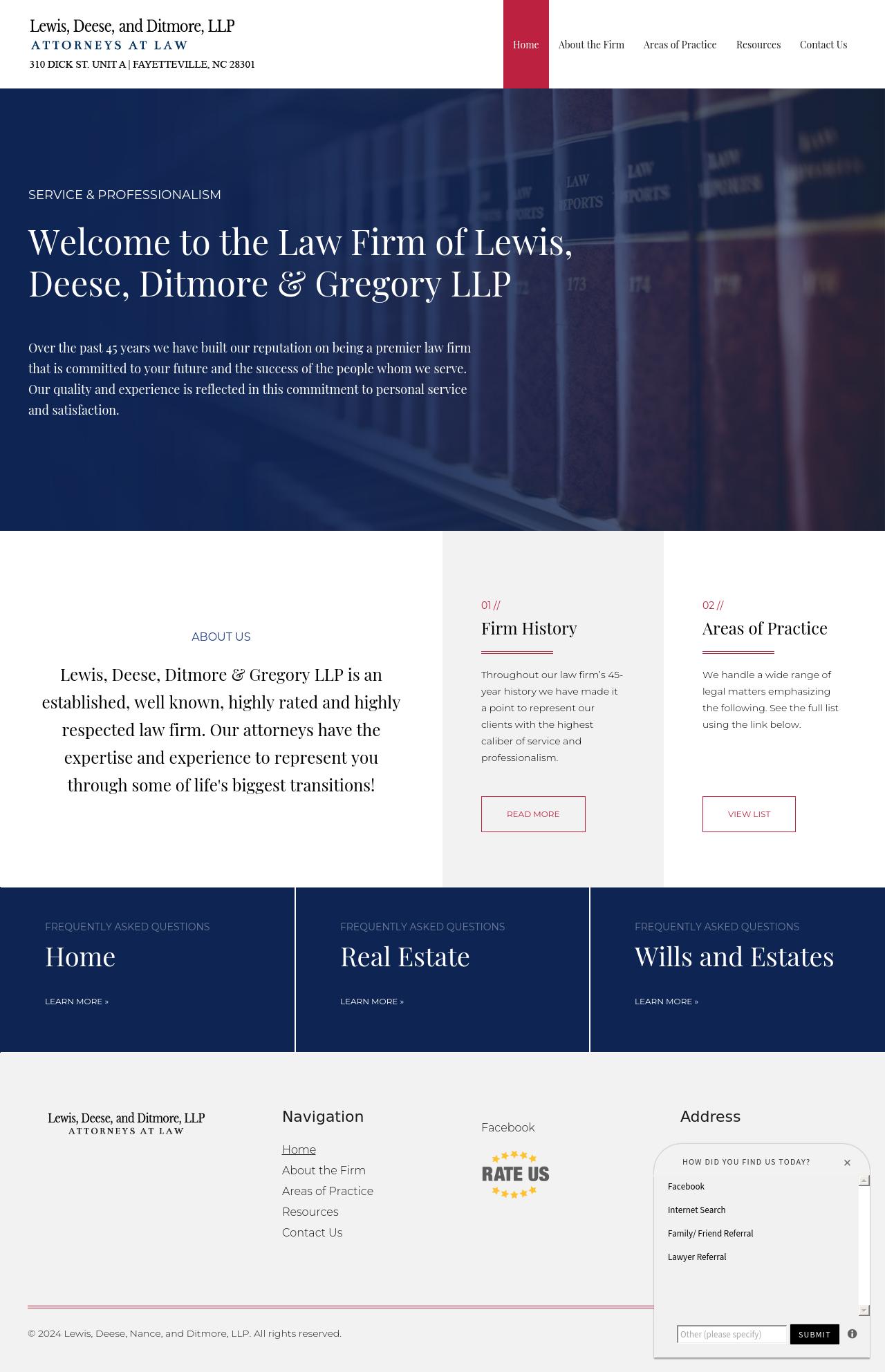 Lewis Deese Nance & Briggs, LLP - Fayetteville NC Lawyers