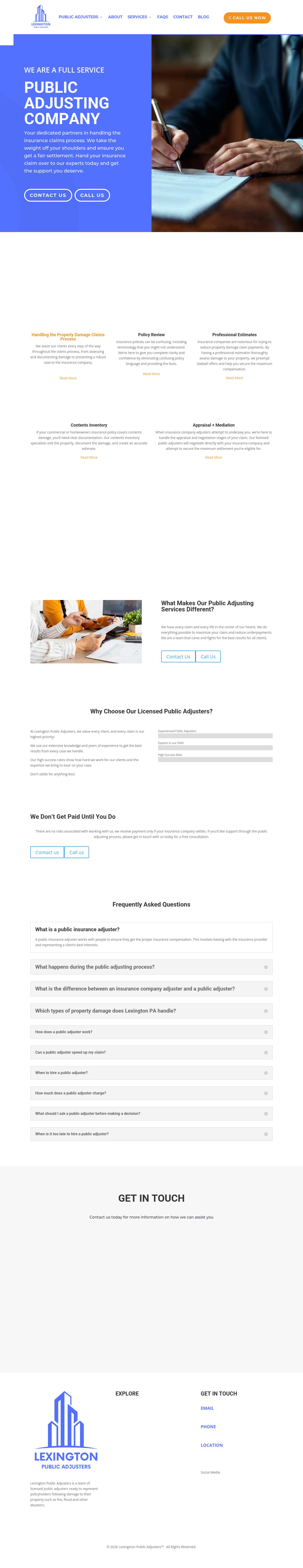 Lexington Public Adjusters - Scarsdale NY Lawyers