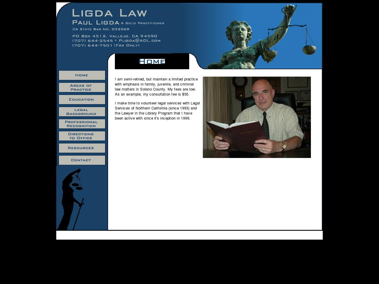 Ligda, Paul Lawyer-Atty - Vallejo CA Lawyers
