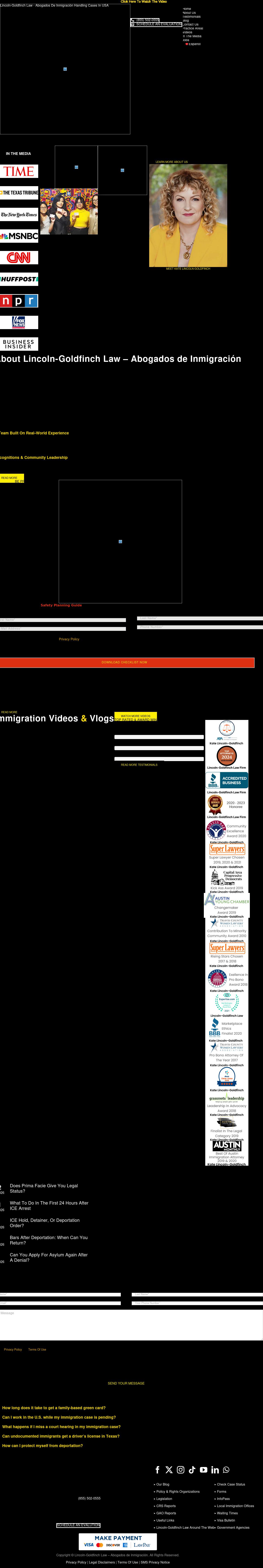 Lincoln-Goldfinch Law - Abogados de Inmigracion - Austin TX Lawyers