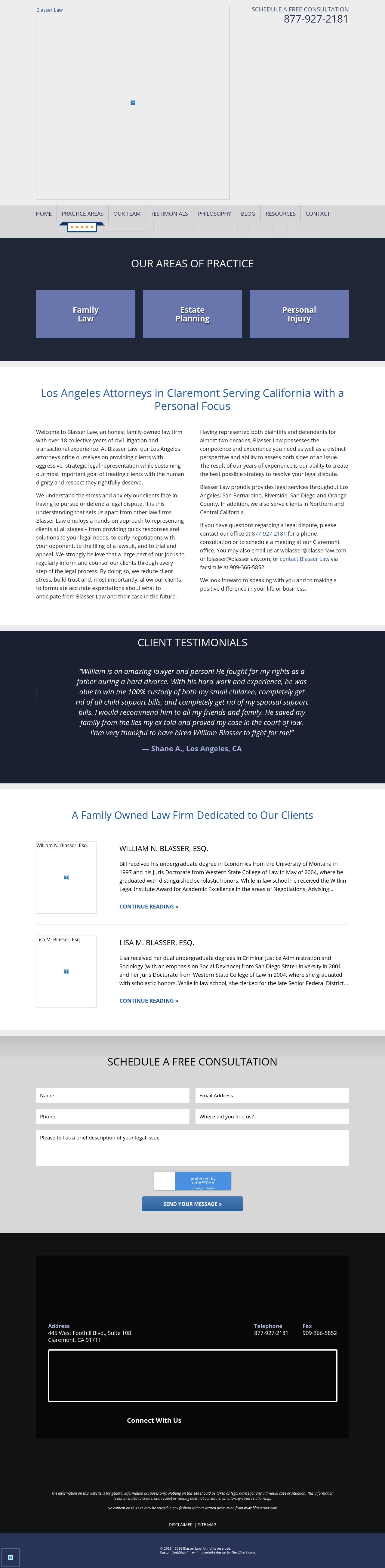 Blasser Law - Claremont CA Lawyers