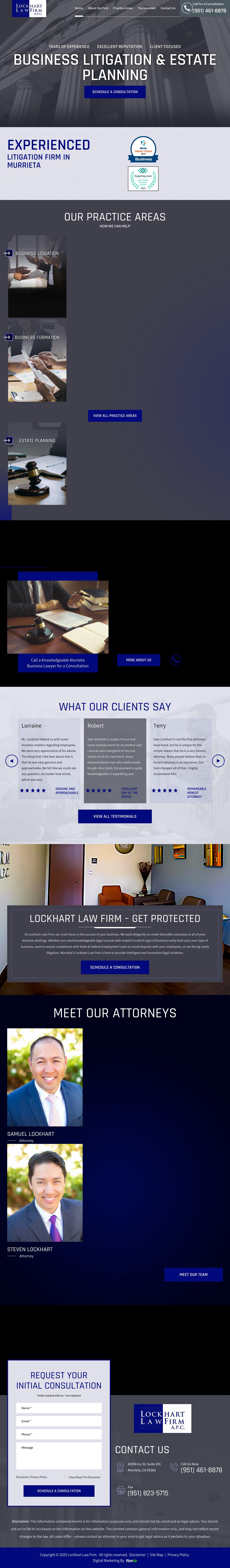 Lockhart Law Firm, APC - Murrieta CA Lawyers