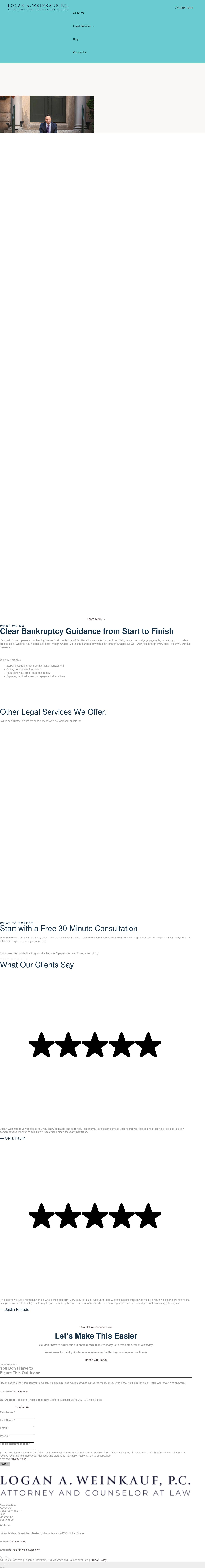 Logan A. Weinkauf, PC. - New Bedford MA Lawyers