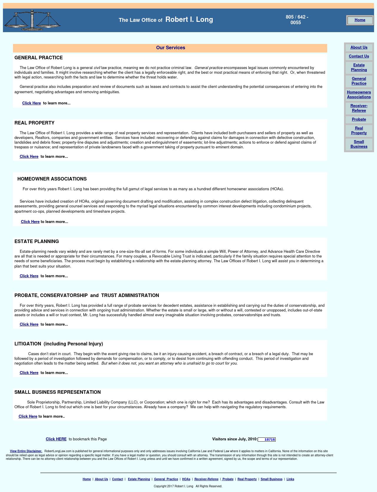 Long Robert I Law Office - Ventura CA Lawyers