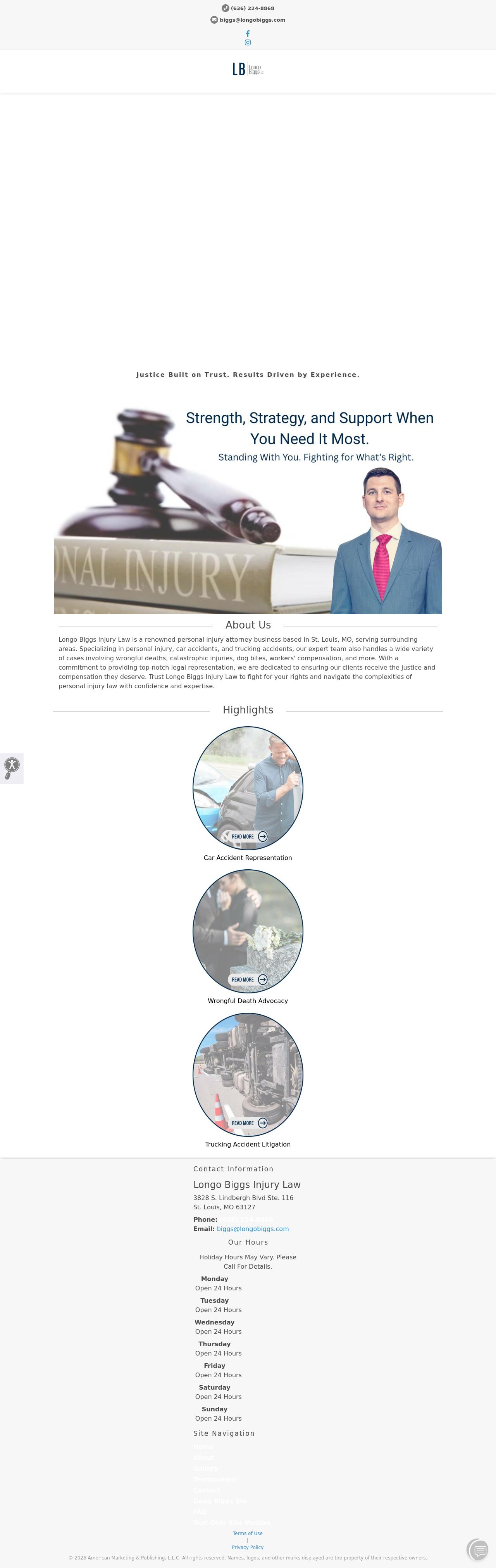 Longo Biggs Injury Law - Sunset Hills MO Lawyers