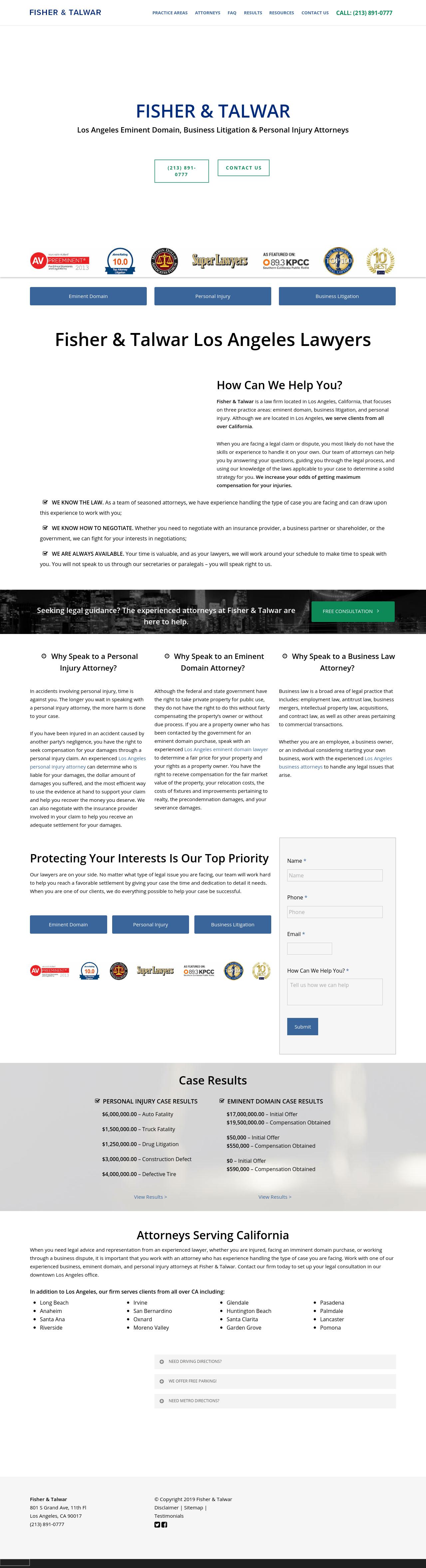 Fisher & Talwar - Los Angeles CA Lawyers