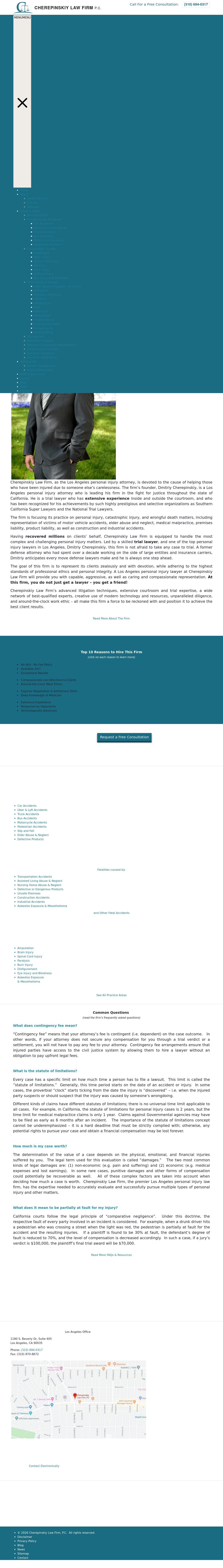 Cherepinskiy Law Firm, PC - Los Angeles CA Lawyers