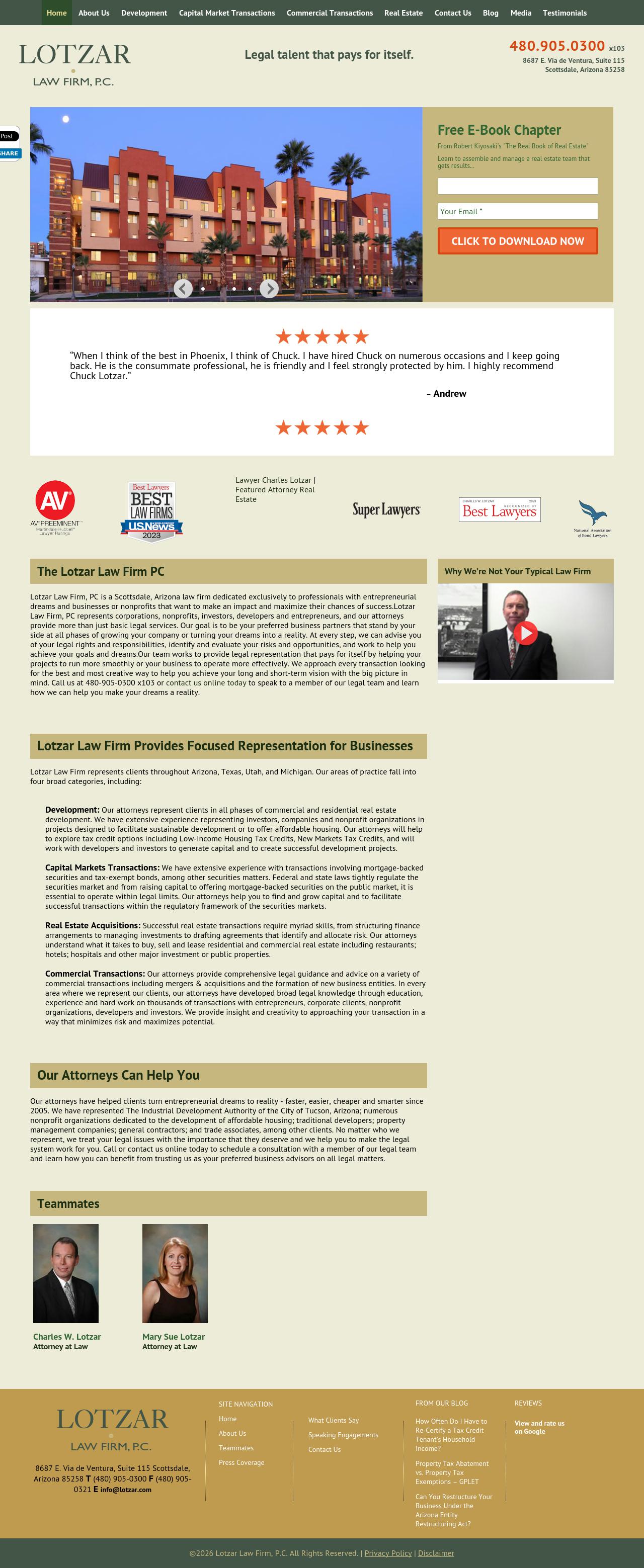 Lotzar Law Firm, P.C. - Scottsdale AZ Lawyers